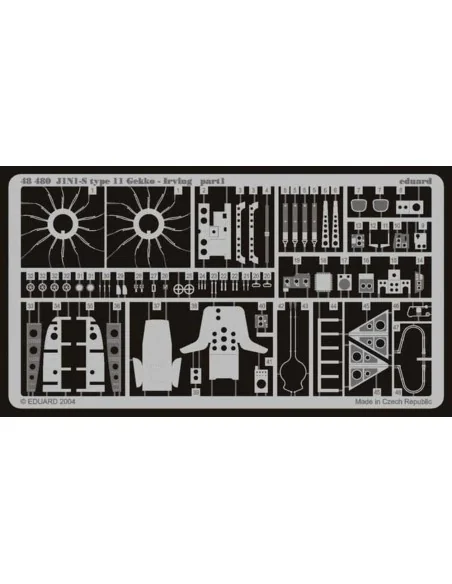 J1N1-S Type 11 Gekko-Irving, 1/48 - Eduard Accessories 48480