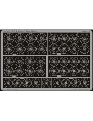 WWI Wheel Wire Discs, 1/48 - Eduard Accessories 48505