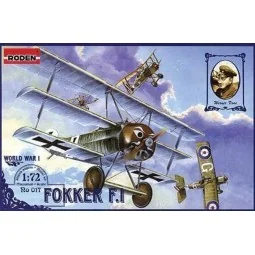 Fokker F.I, 1/72 - Roden 017