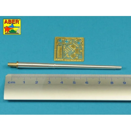 Barrel for German 75mm PaK 40 gun without muzzle brake, 1/35 - Aber... Barrel for German 75mm PaK 40 gun without muzzle brake, 1/35 - Aber...
