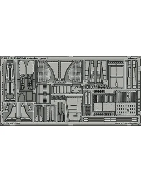 [NO_DESC] F-105D/G exterior Für Hobby Boss Bausatz, 1/48 - Eduard A...