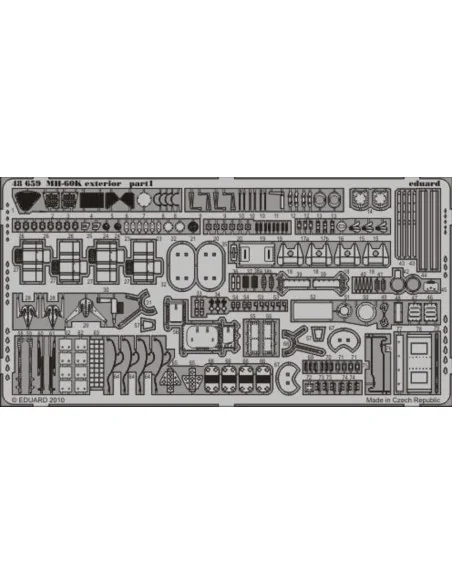 MH-60K exterior for Italeri, 1/48 - Eduard Accessories 48659