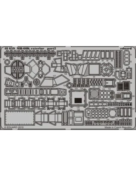 MH-60K exterior for Italeri, 1/48 - Eduard Accessories 48659