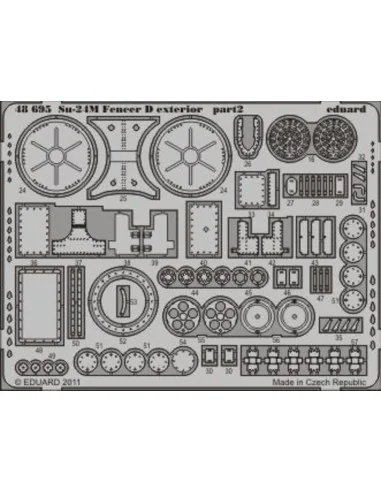 Su-24M Fencer D exterior, 1/48 - Eduard Accessories 48695