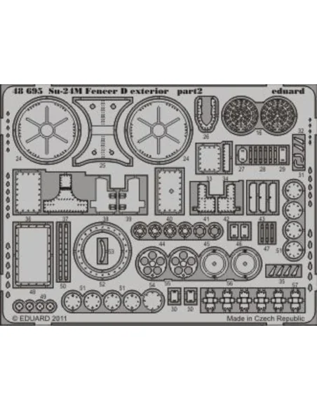 Su-24M Fencer D exterior, 1/48 - Eduard Accessories 48695