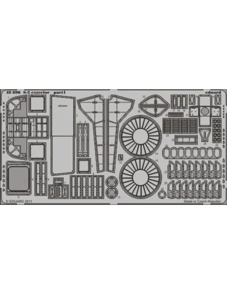 S-3 exterior for Italeri, 1/48 - Eduard Accessories 48696