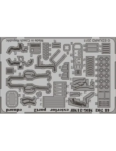 [NO_DESC] MiG-21 MF exterior for Eduard, 1/48 - Eduard Accessories ...