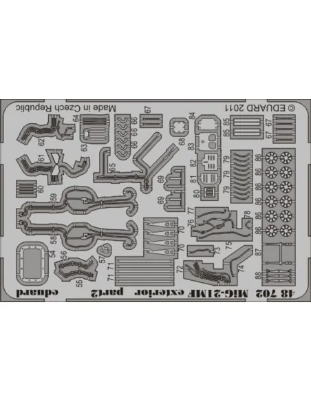 MiG-21 MF exterior for Eduard, 1/48 - Eduard Accessories 48702