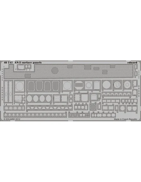 An-2 surface panels for Trumpeter, 1/48 - Eduard Accessories 48747