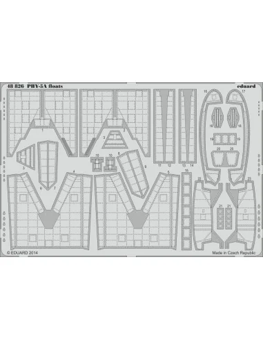 PBY-5A floats for Revell, 1/48 - Eduard Accessories 48826