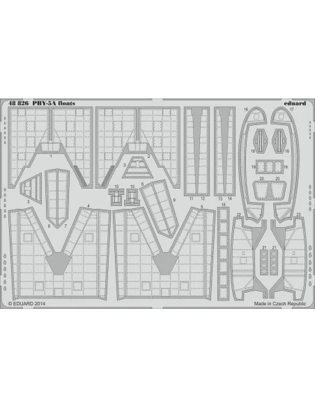 PBY-5A floats for Revell, 1/48 - Eduard Accessories 48826