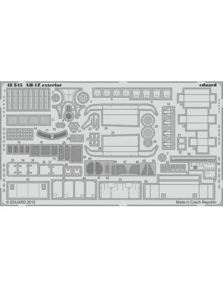 AH-1Z exterior for KittyHawk, 1/48 - Eduard Accessories 48845