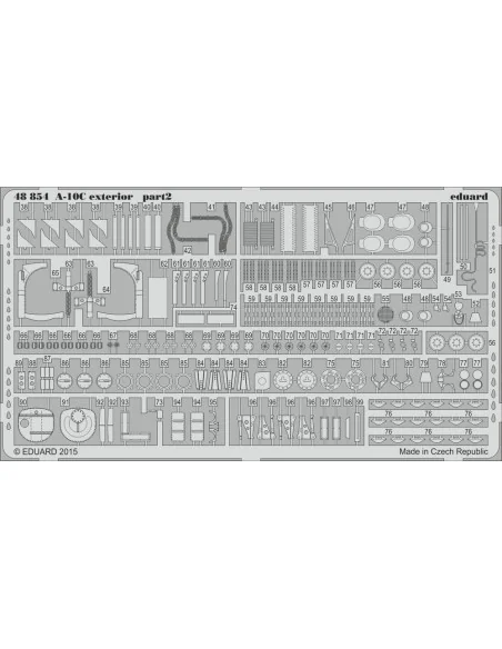 [NO_DESC] A-10C exterior for Italeri, 1/48 - Eduard Accessories 48854