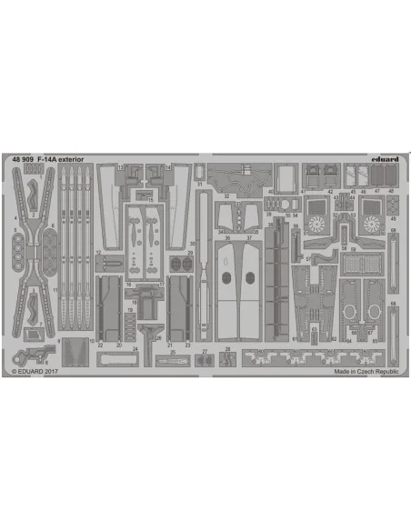 [NO_DESC] F-14A exterior for Tamiya, 1/48 - Eduard Accessories 48909