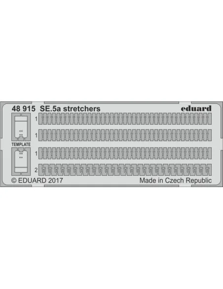 SE.5a stretchers for Eduard, 1/48 - Eduard Accessories 48915