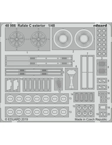 Rafale C exterior for Revell, 1/48 - Eduard Accessories 48986