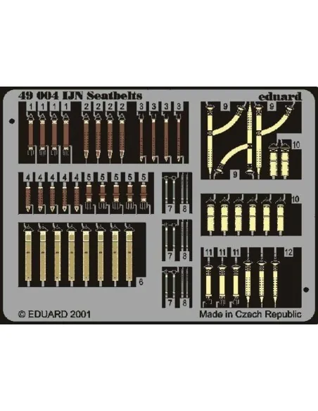 [NO_DESC] Seatbelts IJN, 1/48 - Eduard Accessories 49004