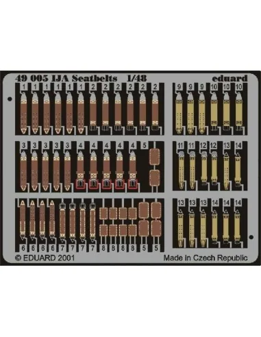 Color Seatbelts IJA, 1/48 - Eduard Accessories 49005