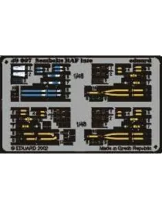 Color Seatbelts RAF late, 1/48 - Eduard Accessories 49007
