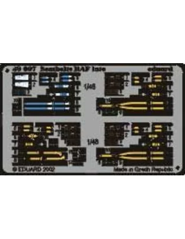 Color Seatbelts RAF late, 1/48 - Eduard Accessories 49007