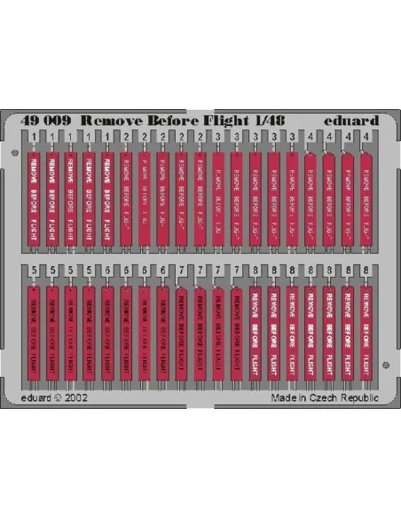 Remove Before Flight, 1/48 - Eduard Accessories 49009