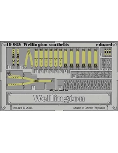 [NO_DESC] Wellington seatbelts Für Trumpeter-Bausatz, 1/48 - Eduard...