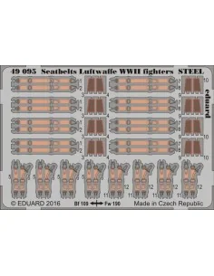 Seatbelts Luftwaffe WWII fighters STEEL, 1/48 - Eduard Accessories ...