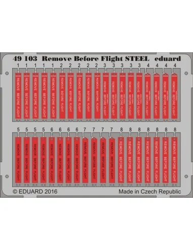 [NO_DESC] Remove Before Flight STEEL, 1/48 - Eduard Accessories 49103