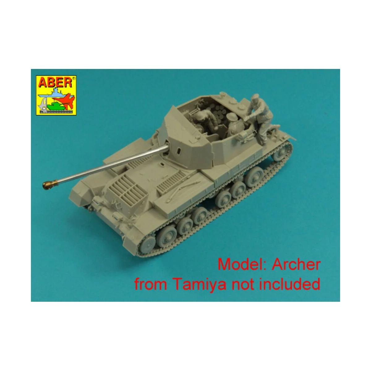 Barrel for 17pdr. Self-propelled A/T gun Archer, 1/35 - Aber Models...