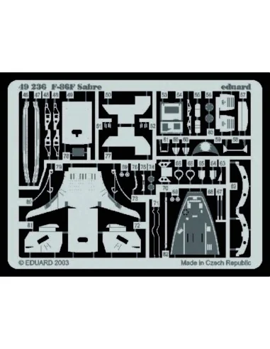 F-86F Sabre, 1/48 - Eduard Accessories 49236