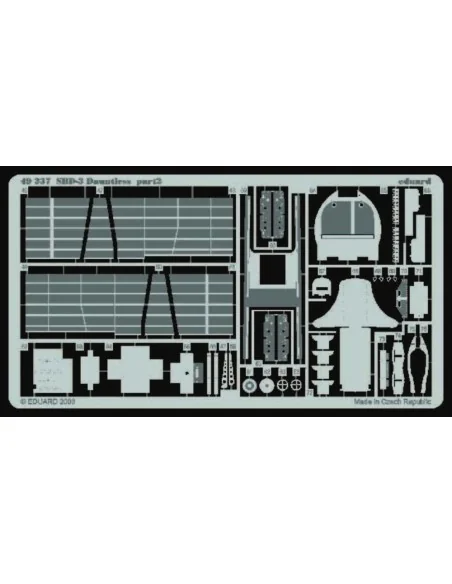 SBD-3 Dauntless für Hasegawa Bausatz, 1/48 - Eduard Accessories 49237