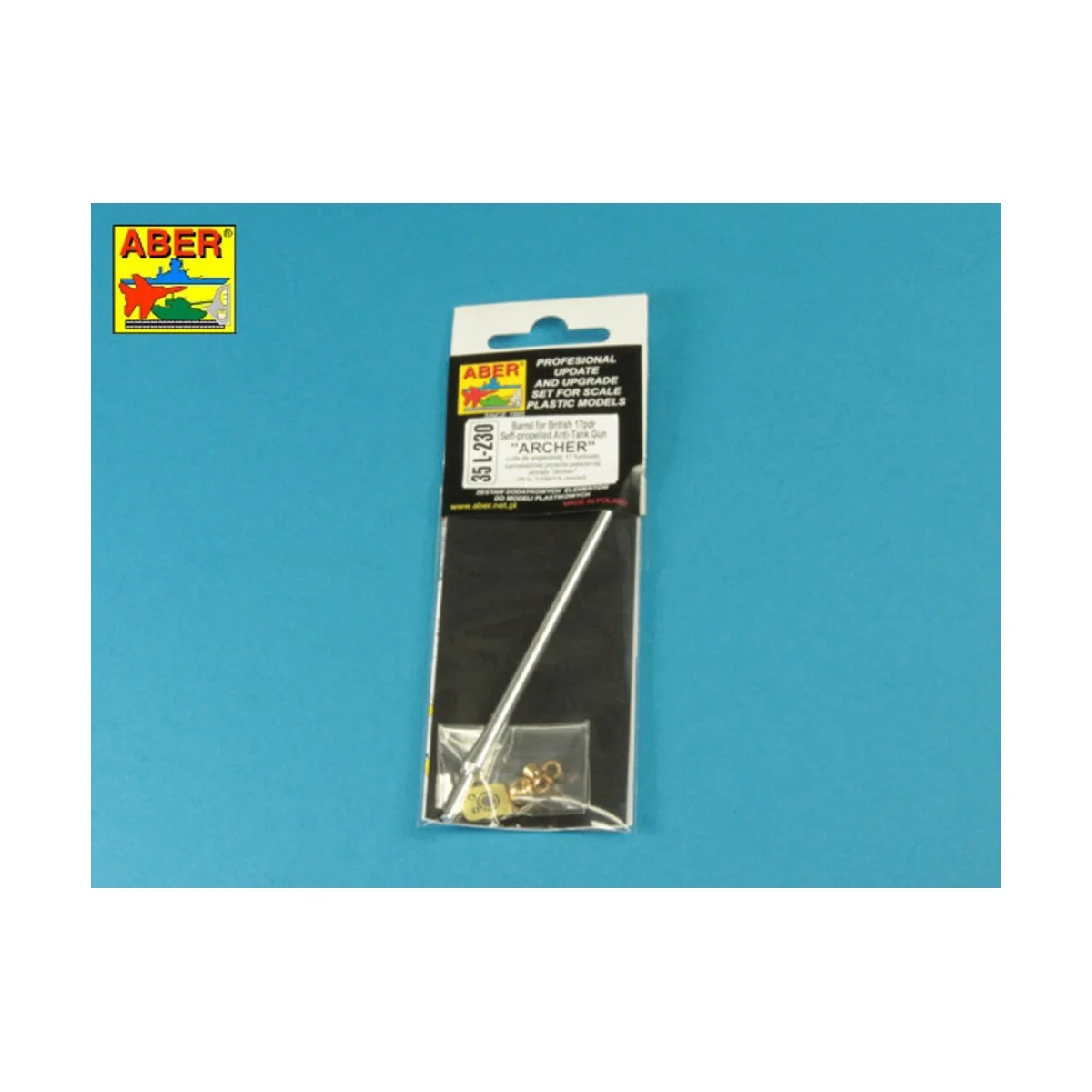 Barrel for 17pdr. Self-propelled A/T gun Archer - Aber Models 35 L-230