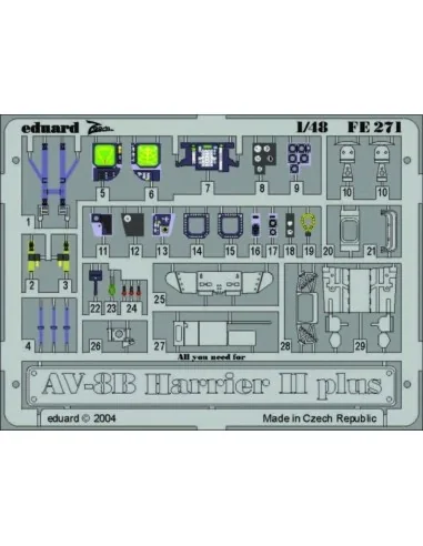 AV-8B Harrier II Plus, 1/48 - Eduard Accessories 49271