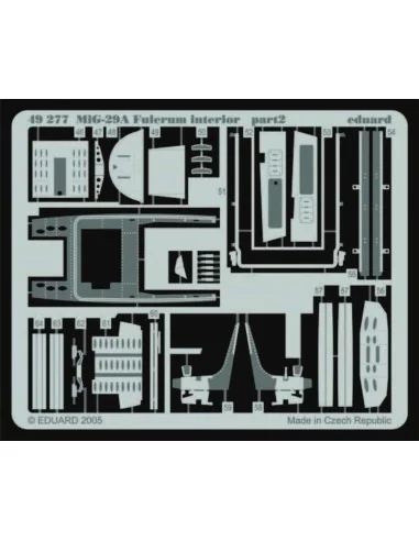 MiG-29A Fulcrum interior für Academy Bausatz, 1/48 - Eduard Accesso...