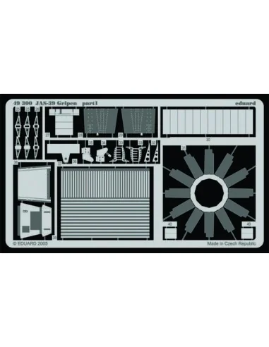 JAS-39 Gripen für Italeri Bausatz, 1/48 - Eduard Accessories 49300
