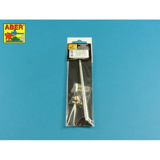 10,5cm KwK L/70 barrel with double baffle muzzle brake for German P...