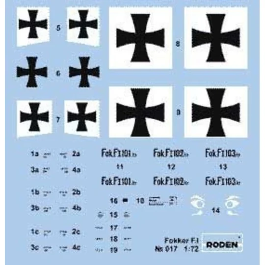 Fokker F.I - Roden 017