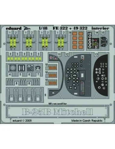 [NO_DESC] B-25B Mitchell interior für Accurate Miniatures Bausatz, ...