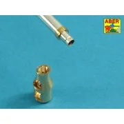 10,5cm KwK L/70 barrel with double baffle muzzle brake for German P...