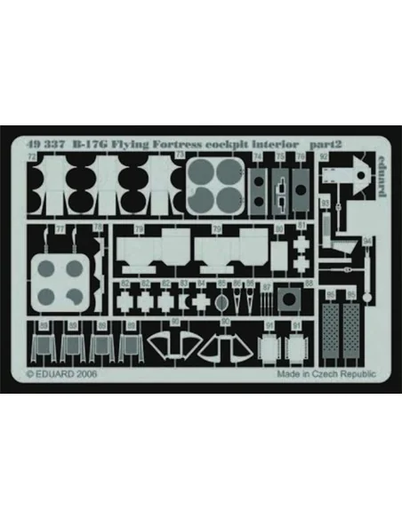 [NO_DESC] B-17G Flying Fortress cockpit interior für Revell/Monogra...
