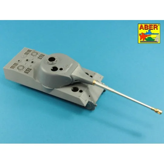 10, 5cm KwK L/70 barrel with double baffle muzzle brake for German ...