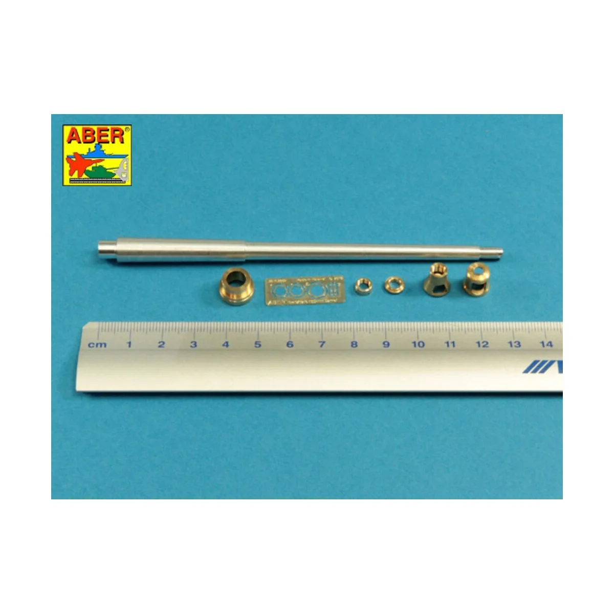 10,5cm KwK L/70 barrel with double baffle muzzle brake for German P...