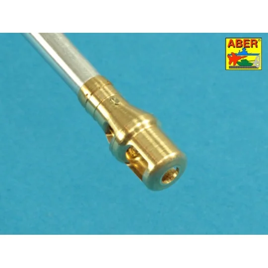 10,5cm KwK L/70 barrel with double baffle muzzle brake for German P...