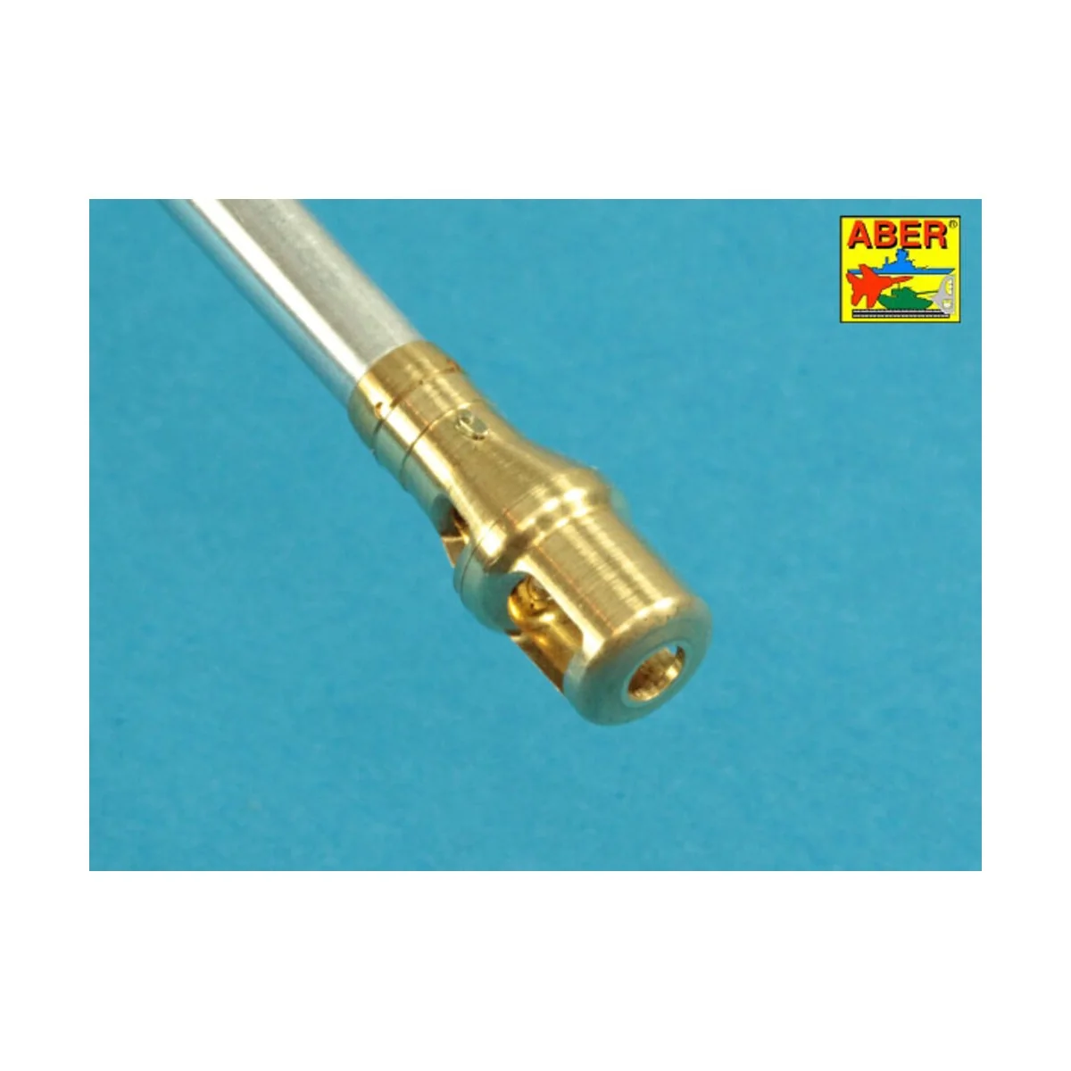 10,5cm KwK L/70 barrel with double baffle muzzle brake for German P...