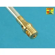 10,5cm KwK L/70 barrel with double baffle muzzle brake for German P...