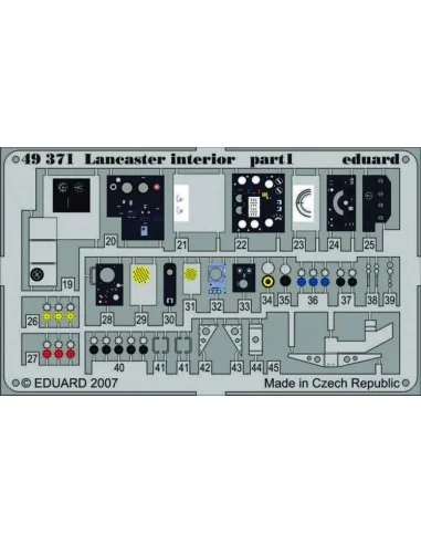 Lancaster interior für Tamiya Bausatz, 1/48 - Eduard Accessories 49371