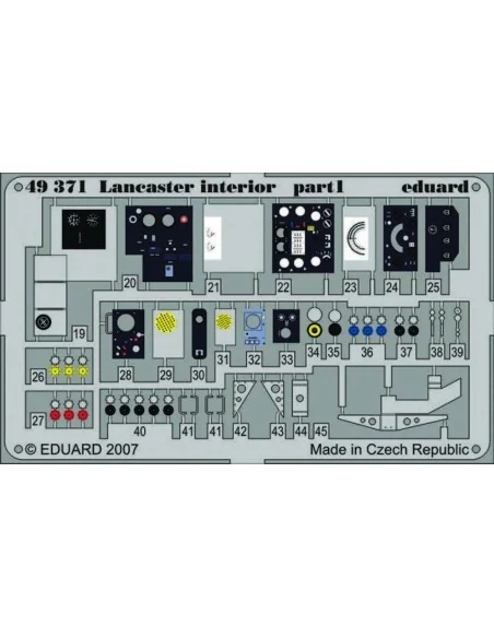 Lancaster interior für Tamiya Bausatz, 1/48 - Eduard Accessories 49371