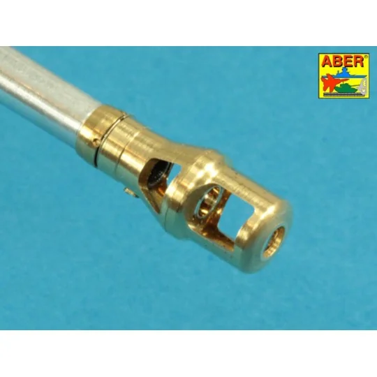 10, 5cm KwK L/70 barrel with double baffle muzzle brake for German ...