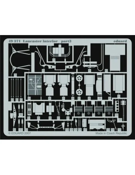 Lancaster interior für Tamiya Bausatz, 1/48 - Eduard Accessories 49371