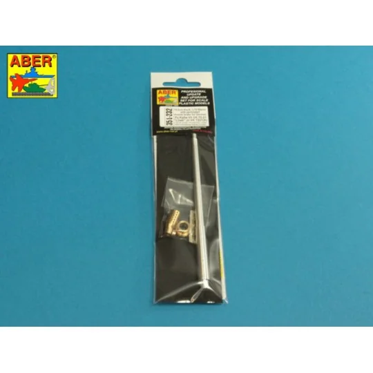 10, 5cm KwK L/70 barrel with perforated muzzle brake for German Pz....